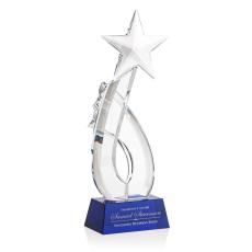 Employee Gifts - Odessa Shooting Blue Star Crystal Award