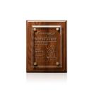 Caledon Plaque - Walnut/Gold