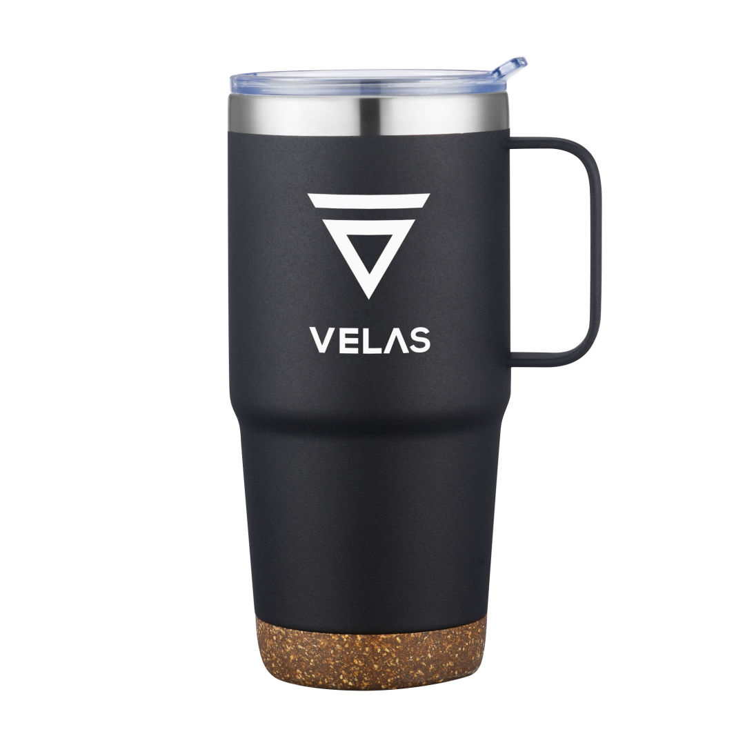 Vacuum Travel Mug with Cork Bottom 24-Oz. - Personalization Available