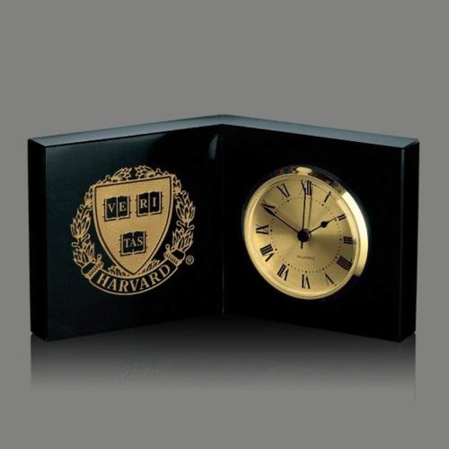 Corporate Gifts, Recognition Gifts and Desk Accessories - Clocks - Open Book