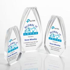 Employee Gifts - Lantana Full Color Clear Acrylic Award