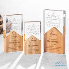 Employee Gifts - Montanges Rectangle Wood Award