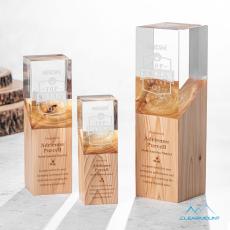 Employee Gifts - Coteau Obelisk Wood Award