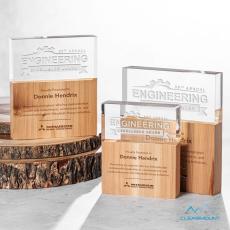 Employee Gifts - Arbuste Rectangle Wood Award