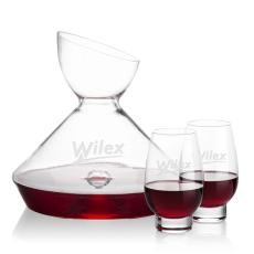 Employee Gifts - Woodbury Carafe & Glenarden Stemless Wine