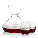 Woodbury Carafe & Crestview Stemless Wine