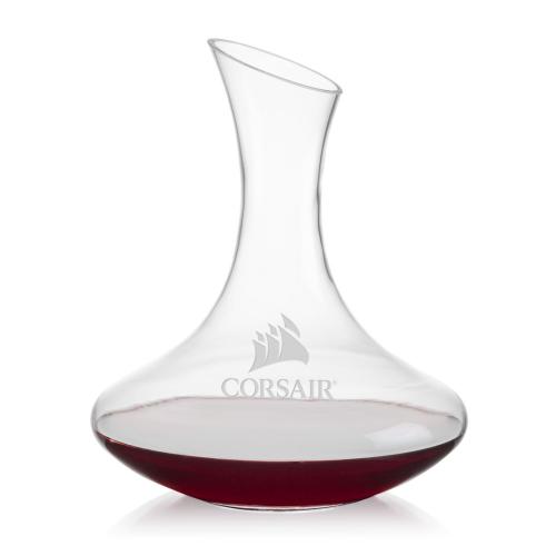 Corporate Recognition Gifts - Etched Barware - Hampton Carafe