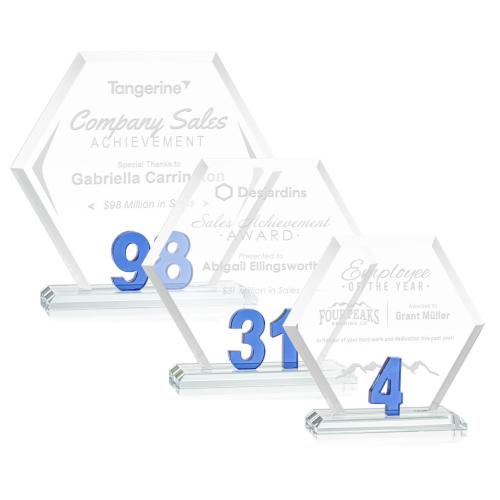 Corporate Awards Riviera Milestone Crystal Award AWS94031L