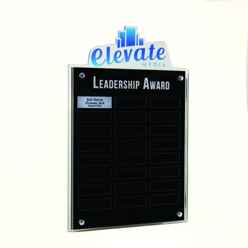 Corporate Awards - Award Plaques - Perpetual Plaques - Flyout Perpetual