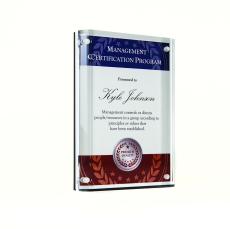 Employee Gifts - Magnetic Acrylic Desk Award