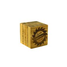 Employee Gifts - Bamboo Cube Desk Award