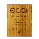 Eco Conscious Lasered Panel Plaque