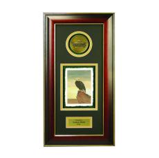 Employee Gifts - Framed Medallion Print Plaque