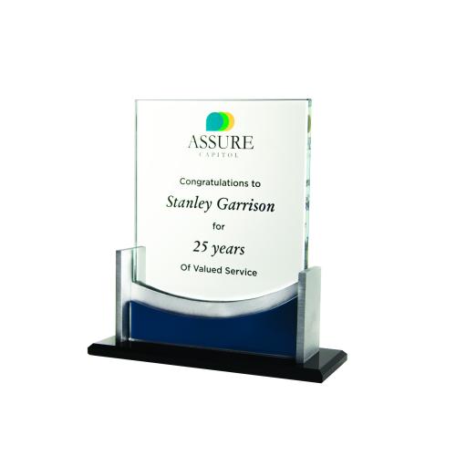 Corporate Awards - Metal Awards - Arched Accent South Award
