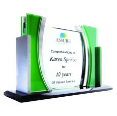 Employee Gifts - Arched Accent Brackets Award