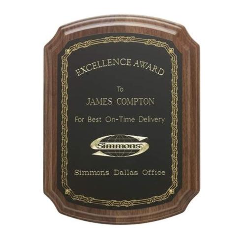 Corporate Awards - Award Plaques - Notched Corner Plaque
