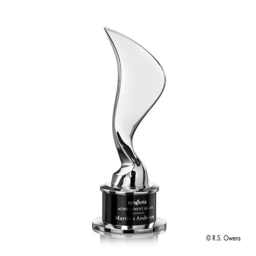 Corporate Awards - Metal Awards - Eternal Silver Flame Metal Award
