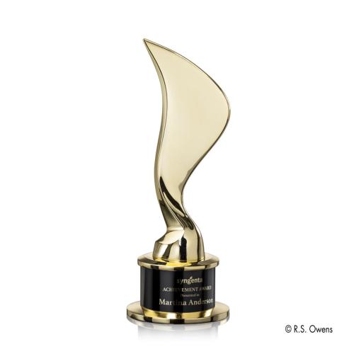 Corporate Awards - Metal Awards - Eternal Gold Flame Metal Award