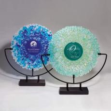 Employee Gifts - Solstice Circle Glass Award
