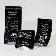 Employee Gifts - Nebula Rectangle Glass Award