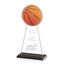 Basketball Tower Obelisk Crystal Award