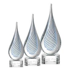 Employee Gifts - Beasley Clear Glass Award