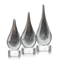 Employee Gifts - Equinox Clear on Paragon Base Glass Award