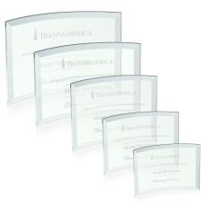 Employee Gifts - Madison Jade Arch & Crescent Glass Award