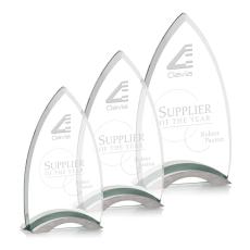 Employee Gifts - Patterson Jade Arch & Crescent Glass Award