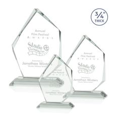 Employee Gifts - Mercer Jade Peak Glass Award