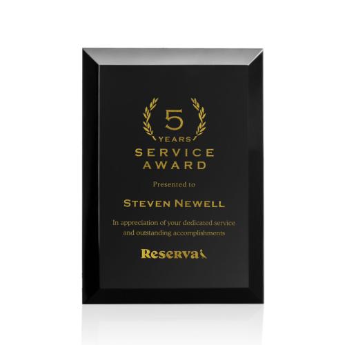 Corporate Awards - Award Plaques - Merano Plaque - Gold 