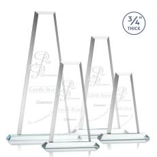 Employee Gifts - Imperial  Clear Obelisk Crystal Award