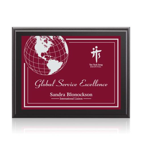 Corporate Awards - Award Plaques - Farnsworth/Gemini - Black/Red