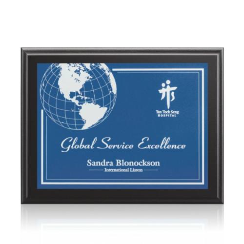 Corporate Awards - Award Plaques - Farnsworth/Gemini - Black/Blue