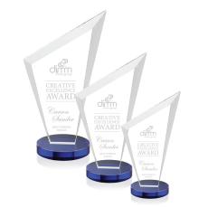 Employee Gifts - Condor Blue Peak Crystal Award