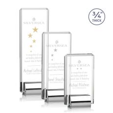 Employee Gifts - Annapolis Rectangle Crystal Award