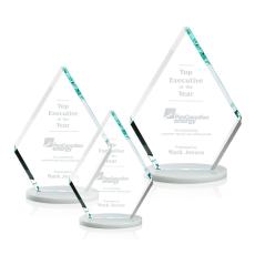 Employee Gifts - Canton White Diamond Crystal Award