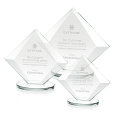 Employee Gifts - Teston Clear Diamond Crystal Award