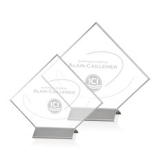 Employee Gifts - Swale Silver Diamond Crystal Award