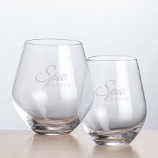 Employee Gifts - Reina Stemless Wine - Deep Etch