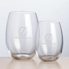 Employee Gifts - Carlita Stemless Wine - Deep Etch 