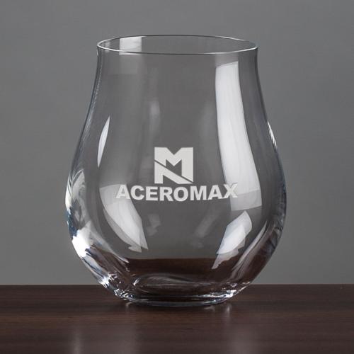 Corporate Recognition Gifts - Etched Barware - Ballantrae Whiskey Taster - Deep Etch