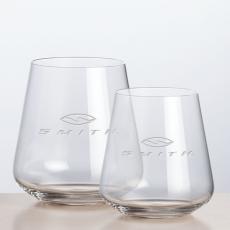 Employee Gifts - Breckland Stemless Wine - Deep Etch 