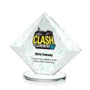 Teston Full Color Clear Diamond Crystal Award