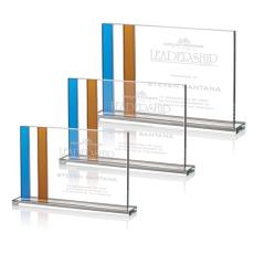 Employee Gifts - Clairmont Rectangle Crystal Award