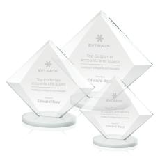 Employee Gifts - Teston White Diamond Crystal Award