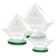 Employee Gifts - Teston Green Diamond Crystal Award