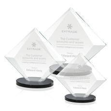 Employee Gifts - Teston Black Diamond Crystal Award