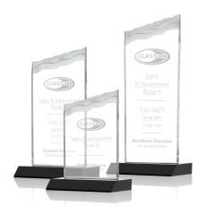 Employee Gifts - Oakwood Black Peak Crystal Award