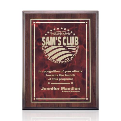 Corporate Awards - Award Plaques - Farnsworth/Contempo - Red